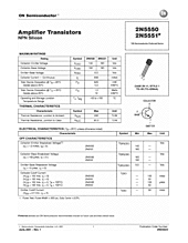 DataSheet 2N5550 pdf